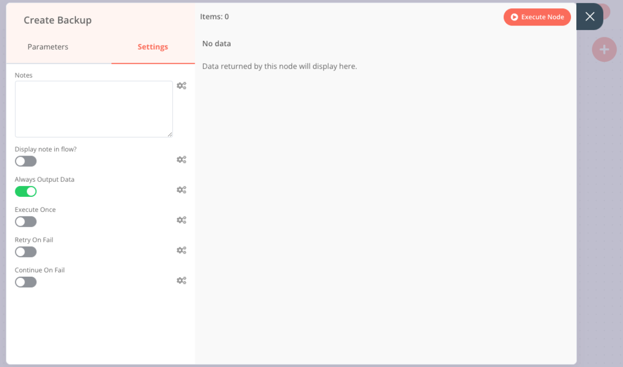 CrateDB node settings to always output data