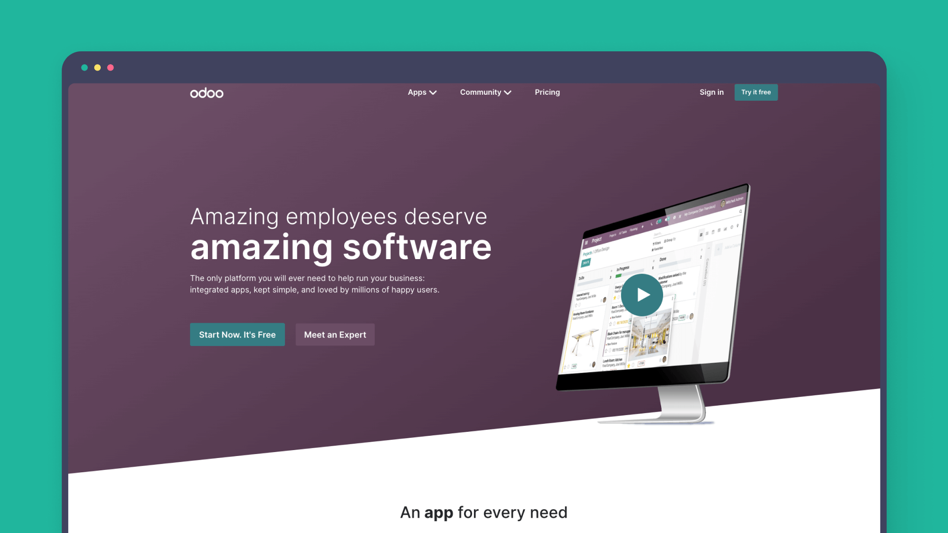 Odoo open-source marketing tool