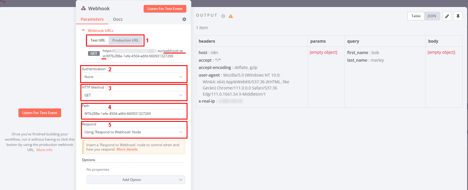 Five key elements of the webhook