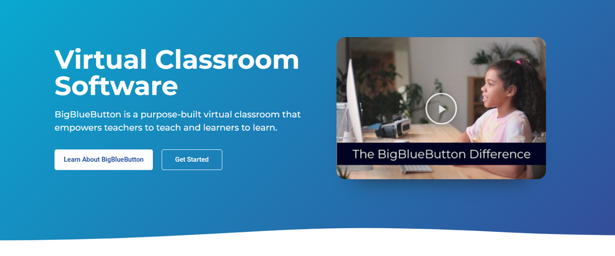 BigBlueButton started as a tool for better online education