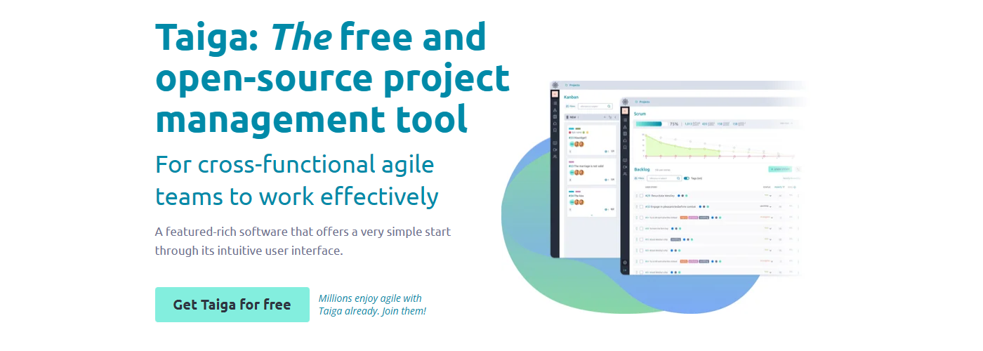 Taiga is the open-source project management tool