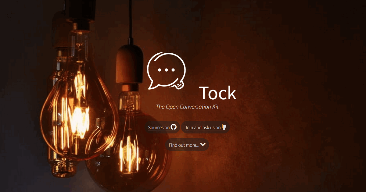 Tock is a completely standalone solution capable of creating embedded and offline chatbots