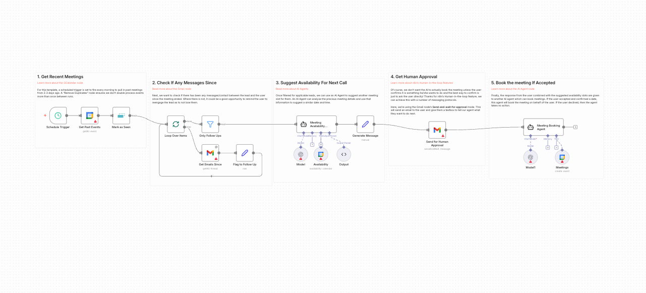Automatic follow-up reminders with Gmail approval