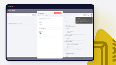 Easier workflow setup with data pinning & mapping