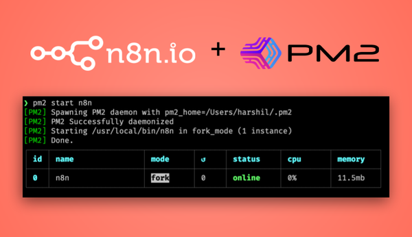 How to set up n8n via PM2