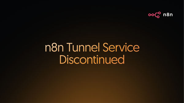 n8n Tunnel Service Discontinued