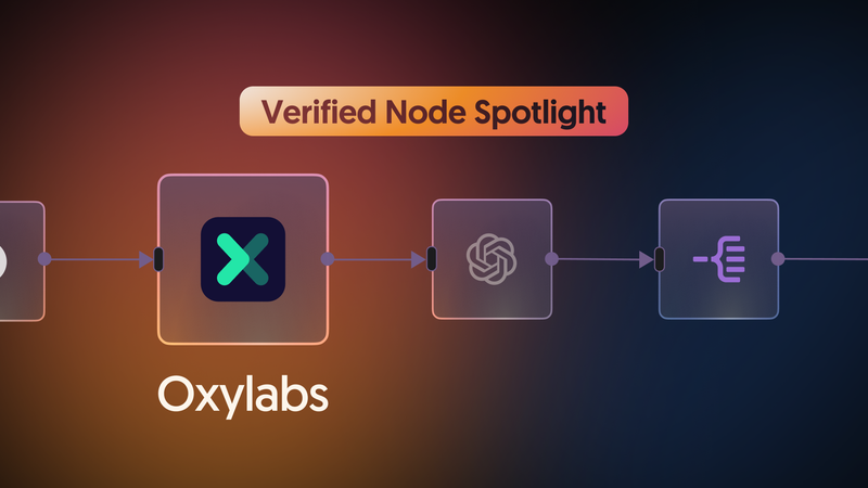 Build a fast, deep research automation flow with Oxylabs and n8n